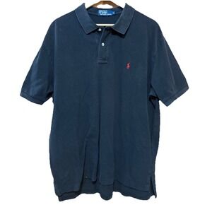 Polo Ralph Lauren Men's Shirt Black  Size XL  Cotton Preppy Casual‎